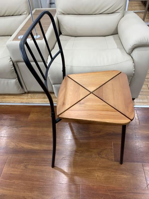 IKEA (イケア) ダイニングチェアー ブラウン×ブラック 309 ANTNAS