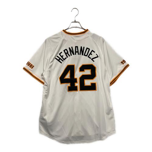 読売ジャイアンツ (ヨミウリジャイアンツ) 応援グッズ Lサイズ ホワイト ヘルナンドス ＃42 ユニフォーム