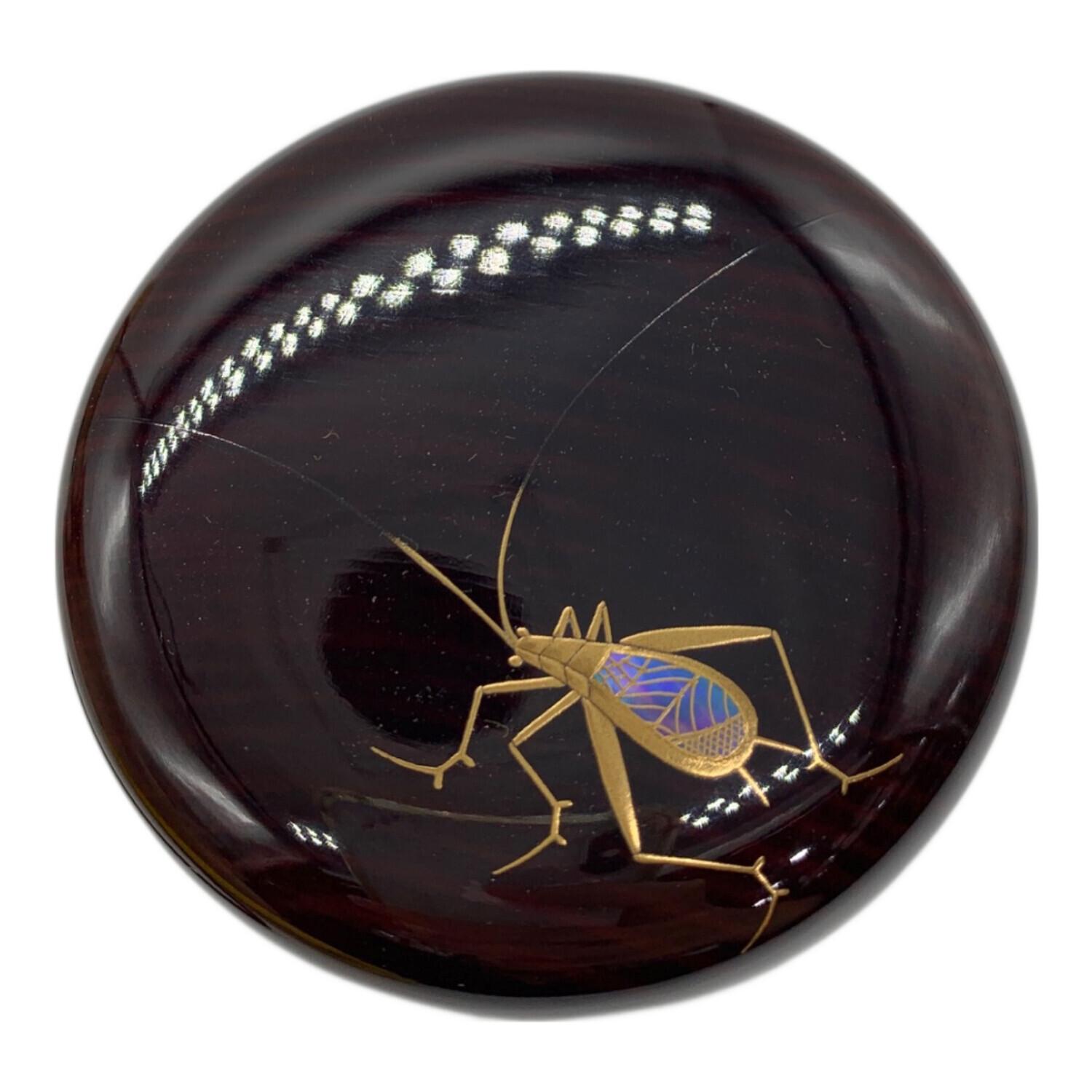 茶道具　棗　坂下雄峰　虫秋草蒔絵 茶道具 棗 坂下雄峰 虫秋草蒔絵 棗（なつめ） | リサイクル