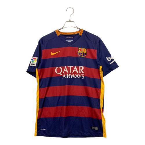NIKE (ナイキ) サッカーユニフォーム メンズ SIZE M ネイビー×レッド FCバルセロナ スアレス【9】 658794-422