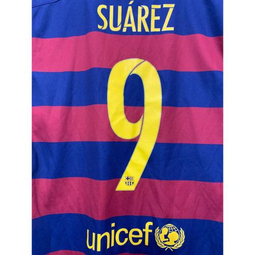 NIKE (ナイキ) サッカーユニフォーム メンズ SIZE M ネイビー×レッド FCバルセロナ スアレス【9】 658794-422