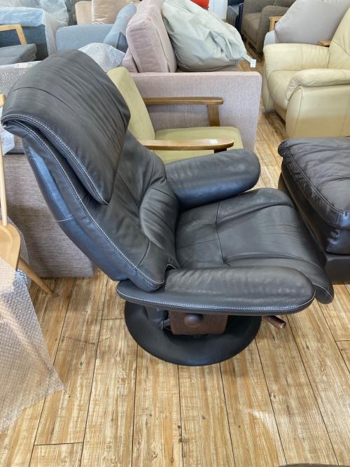 karimoku (カリモク) リクライニングチェアー RU6120K353 ブラック