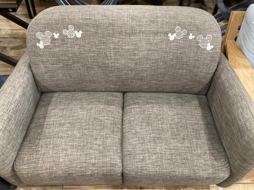 DISNEY (ディズニー) 2人掛けソファー グレー