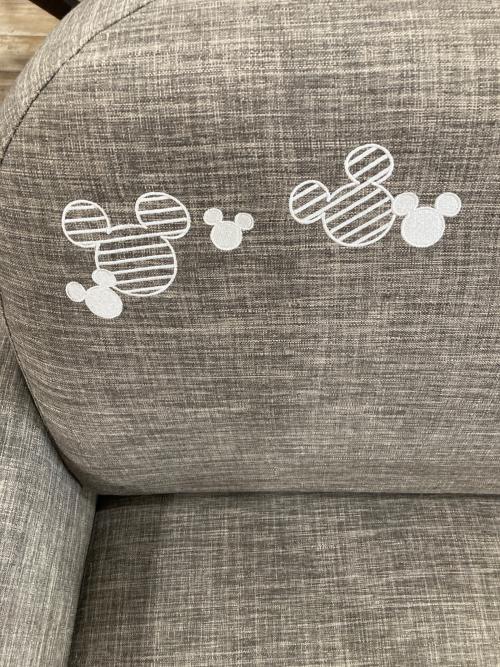 DISNEY (ディズニー) 2人掛けソファー グレー