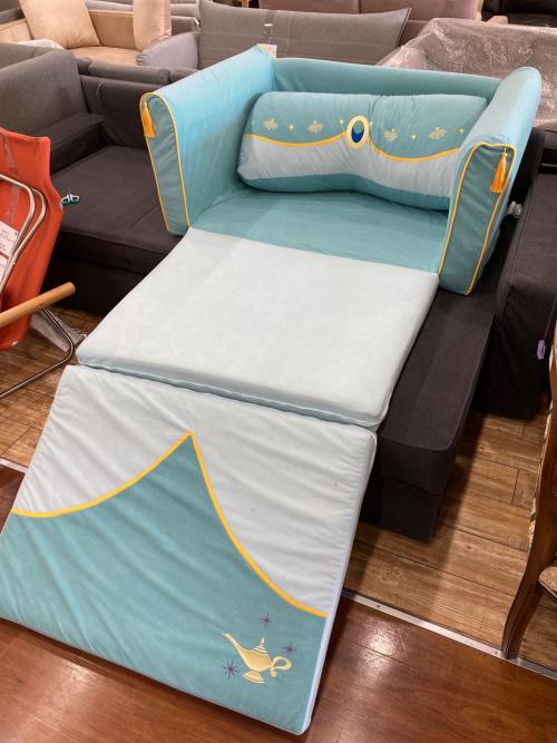 千趣会 (センジュカイ) ソファーベッド スカイブルー