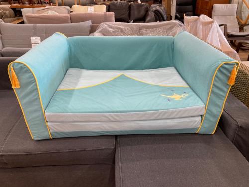 千趣会 (センジュカイ) ソファーベッド スカイブルー