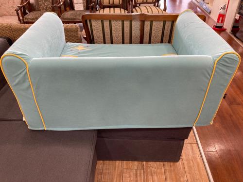 千趣会 (センジュカイ) ソファーベッド スカイブルー