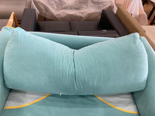 千趣会 (センジュカイ) ソファーベッド スカイブルー