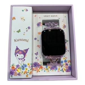 GreenHouse (グリーンハウス) Kuromi（クロミ）スマートウォッチ GH-SMWL L000/2436
