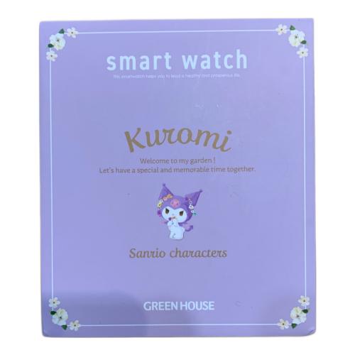 GreenHouse (グリーンハウス) Kuromi（クロミ）スマートウォッチ GH-SMWL L000/2436