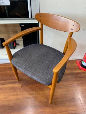 ACME Furniture (アクメファニチャー) ダイニングチェアー グレー×ブラウン TRESTLES