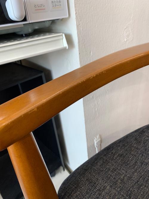 ACME Furniture (アクメファニチャー) ダイニングチェアー グレー×ブラウン TRESTLES