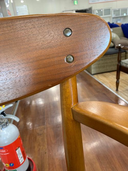 ACME Furniture (アクメファニチャー) ダイニングチェアー グレー×ブラウン TRESTLES