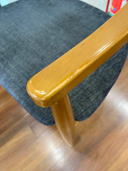 ACME Furniture (アクメファニチャー) ダイニングチェアー グレー×ブラウン TRESTLES