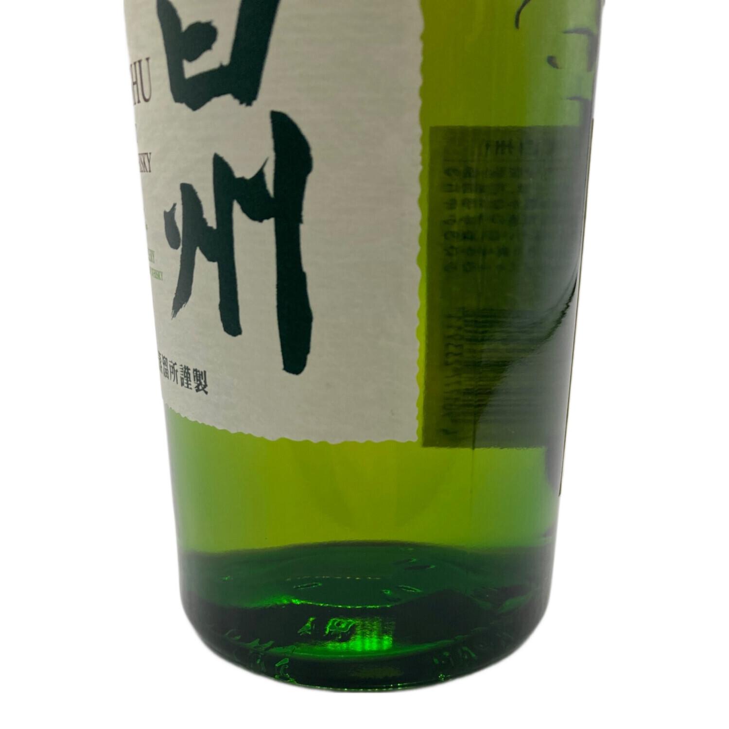 免税店限定 サントリー白州 シングルモルト・ジャパニーズウィスキー 700ml サントリー 白州 ジャパニーズウィスキー 700ml シングルモルト