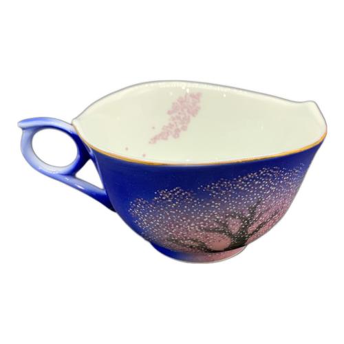 有田焼 (アリタヤキ) ペアカップ&ソーサー 金龍窯 中村一代 夜桜 yozakura