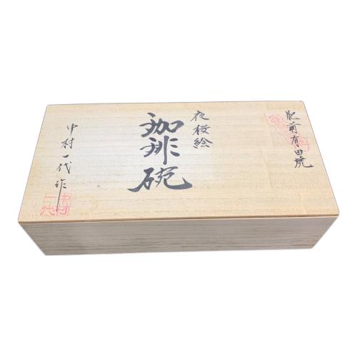 有田焼 (アリタヤキ) ペアカップ&ソーサー 金龍窯 中村一代 夜桜 yozakura