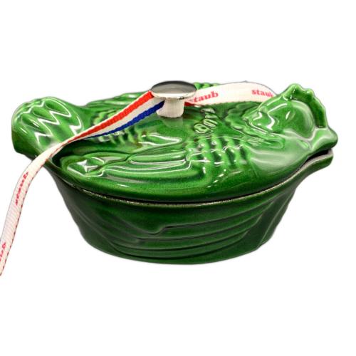 Staub (ストウブ) スモールチキンココット バジルグリーン