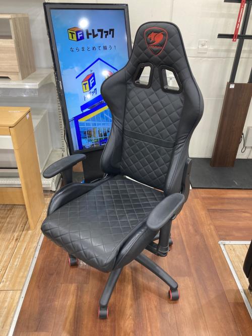 BIOHAZARD×COUGAR ゲーミングチェア ※昇降難有 ブラック