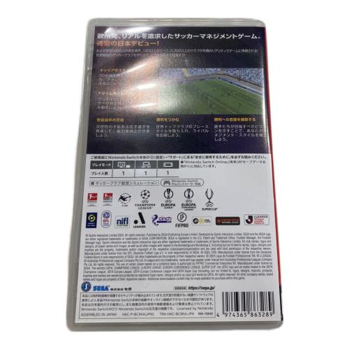 Football Manager 2024 Touch Nintendo Switch用ソフト CERO A (全年齢対象)