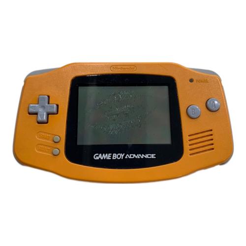 Nintendo (ニンテンドー) GAMEBOY ADVANCE AGB-001 画面劣化・キズ有 オレンジ