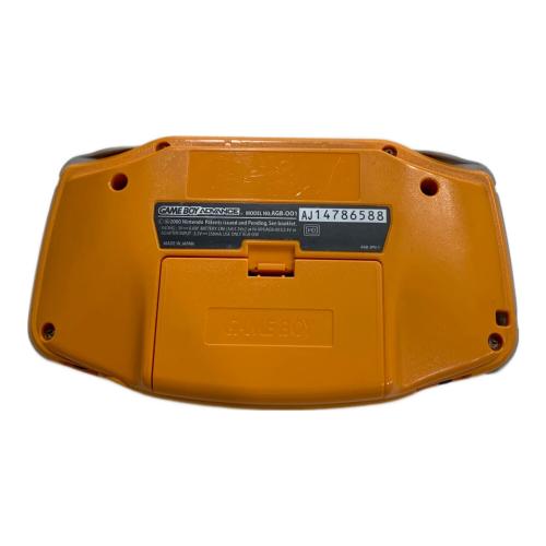 Nintendo (ニンテンドー) GAMEBOY ADVANCE AGB-001 画面劣化・キズ有 オレンジ