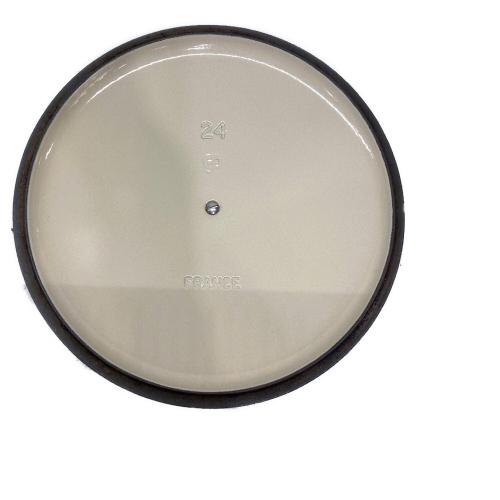 LE CREUSET (ルクルーゼ) 両手鍋 24cm ブルー ココット・ロンド