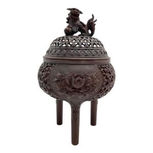 牡丹唐草香炉 佐野宏采