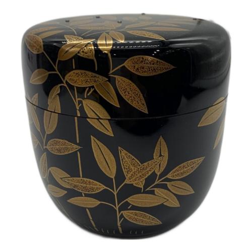 大棗 笹露蒔絵 多田忠雲