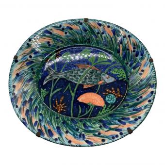 ARABIA (アラビア) プレート 魚と水草 フベルトゥス プロ アルテ