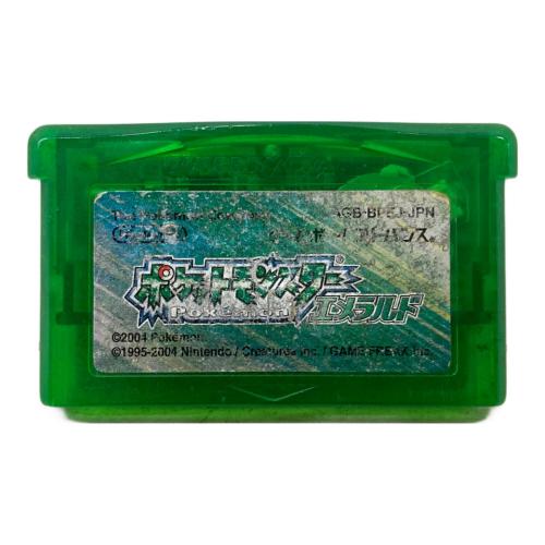 ポケットモンスターエメラルド ゲームボーイアドバンス用ソフト CERO A (全年齢対象)