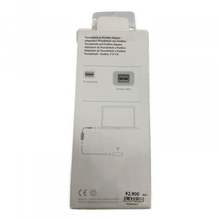 thunderbolt to firewire adapter 変換アダプタ A1463｜トレファクONLINE