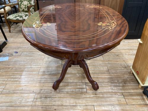 クラシックモダン調ダイニングテーブル ダークブラウン