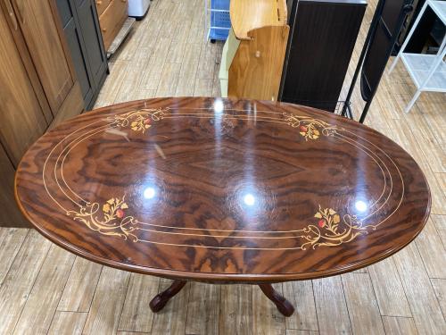 クラシックモダン調ダイニングテーブル ダークブラウン