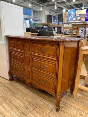 アンティーク調チェスト　サイドボード ライトブラウン