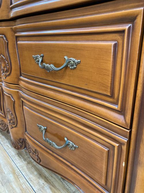 アンティーク調チェスト　サイドボード ライトブラウン