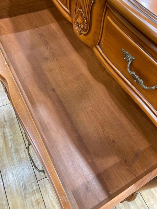 アンティーク調チェスト　サイドボード ライトブラウン