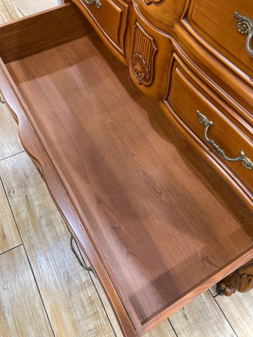 アンティーク調チェスト　サイドボード ライトブラウン