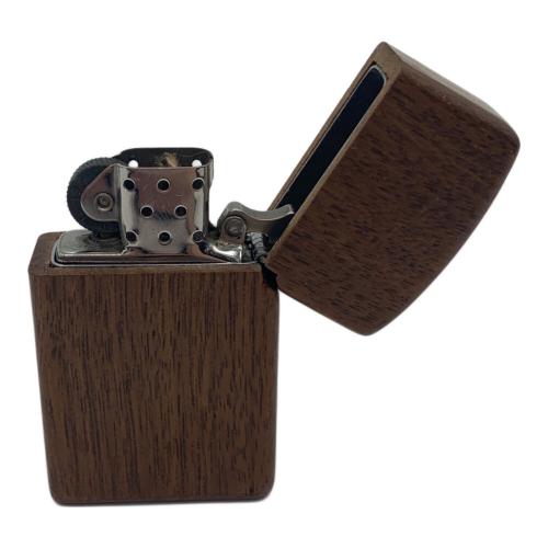ZIPPO (ジッポ) オイルライター 1983年製 木製カバー
