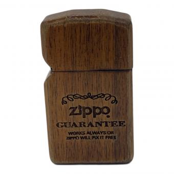 ZIPPO (ジッポ) オイルライター 2002年製 GUARANTEE 木製ケース