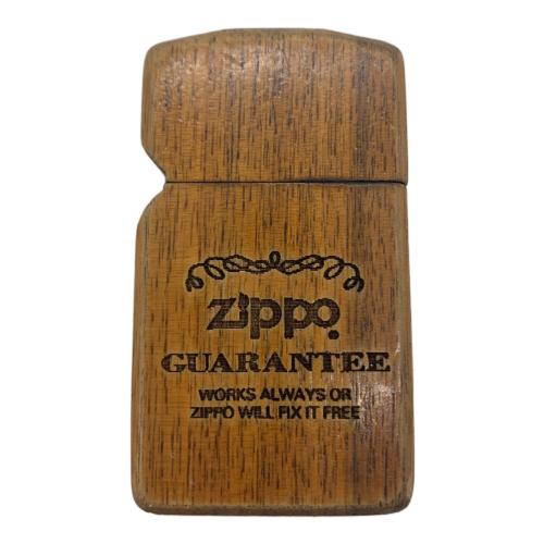 ZIPPO (ジッポ) オイルライター 2002年製 GUARANTEE 木製ケース