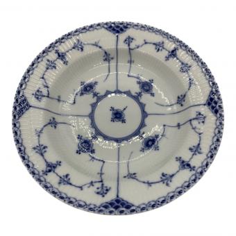 ROYAL COPENHAGEN (ロイヤル・コペンハーゲン) 深皿 キズ有 ブルーフルーテッド・ハーフレース
