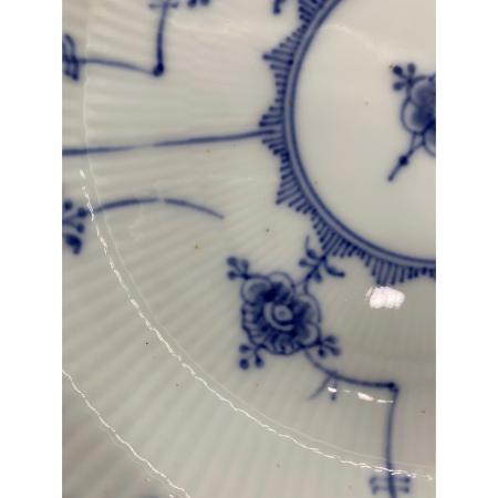 ロイヤルコペンハーゲン　ブルーフルーテッド ハーフレース 深皿21cm 2枚 ROYAL COPENHAGEN (ロイヤル・コペンハーゲン) 深皿 キズ有 ブルー