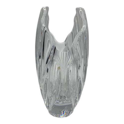 Baccarat (バカラ) シェル型フラワーベース リゴット  キズ有