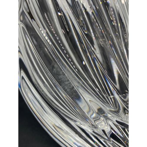 Baccarat (バカラ) シェル型フラワーベース リゴット  キズ有