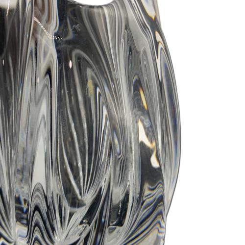 Baccarat (バカラ) シェル型フラワーベース リゴット  キズ有