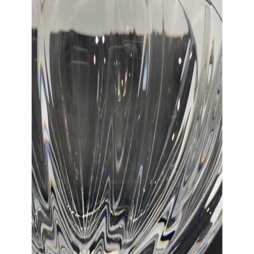 Baccarat (バカラ) シェル型フラワーベース リゴット  キズ有