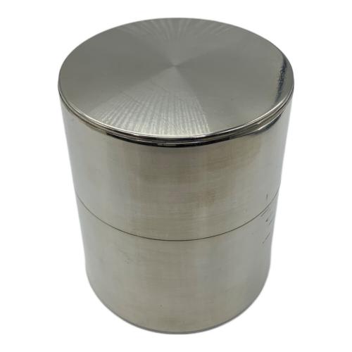 開化堂 (カイカドウ) 茶筒 錻力（ブリキ）平型200g