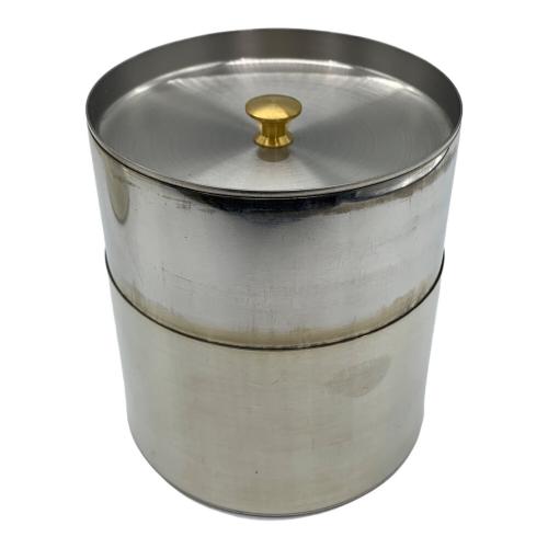 開化堂 (カイカドウ) 茶筒 錻力（ブリキ）平型200g