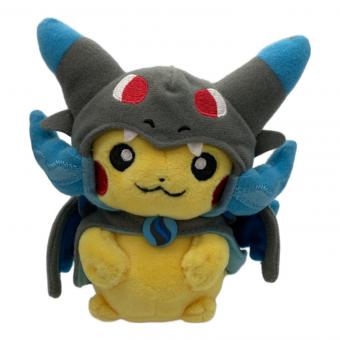 Pokemon Center (ポケモンセンター) メガリザードンXポンチョ着たピカチュウ ヌイグルミ 汚れ有 ★